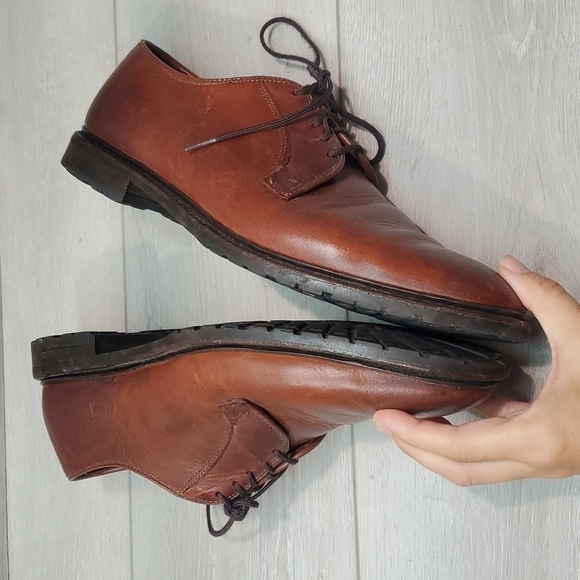 Allen Edmonds Mens Leather Black Hills Oxford Dress shoes sz 11B - Picture 10 of 13